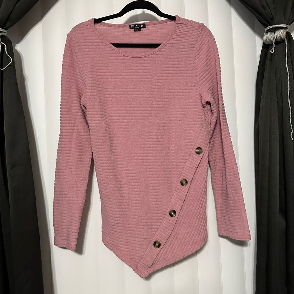 ByDesign long sleeve mauve sweater